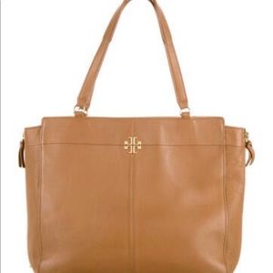 Tory Burch Tan Leather Tote Bag